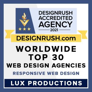 Lux Productions - worldwide top 30 web design agencies for responsive web design